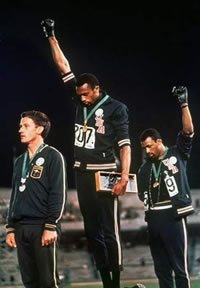 Black power Olympic salute