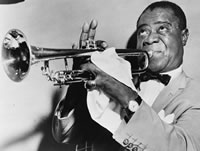 Louis Armstrong dies